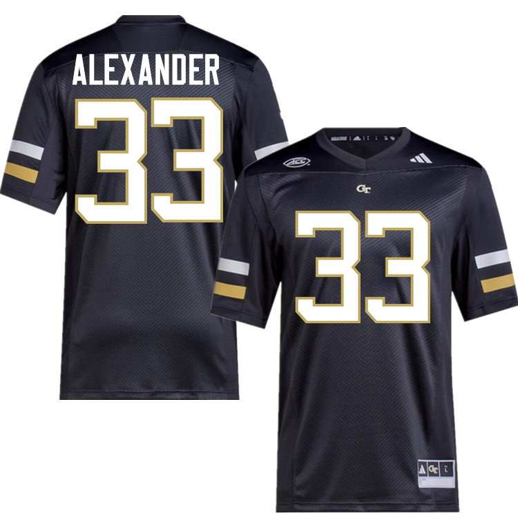 Matthew Alexander Georgia Tech Jerseys,Georgia Tech Yellow Jackets College Football Uniforms-Black Matthew Alexander Georgia Tech Jerseys,Georgia Tech Yellow Jackets College Football Uniforms-Black